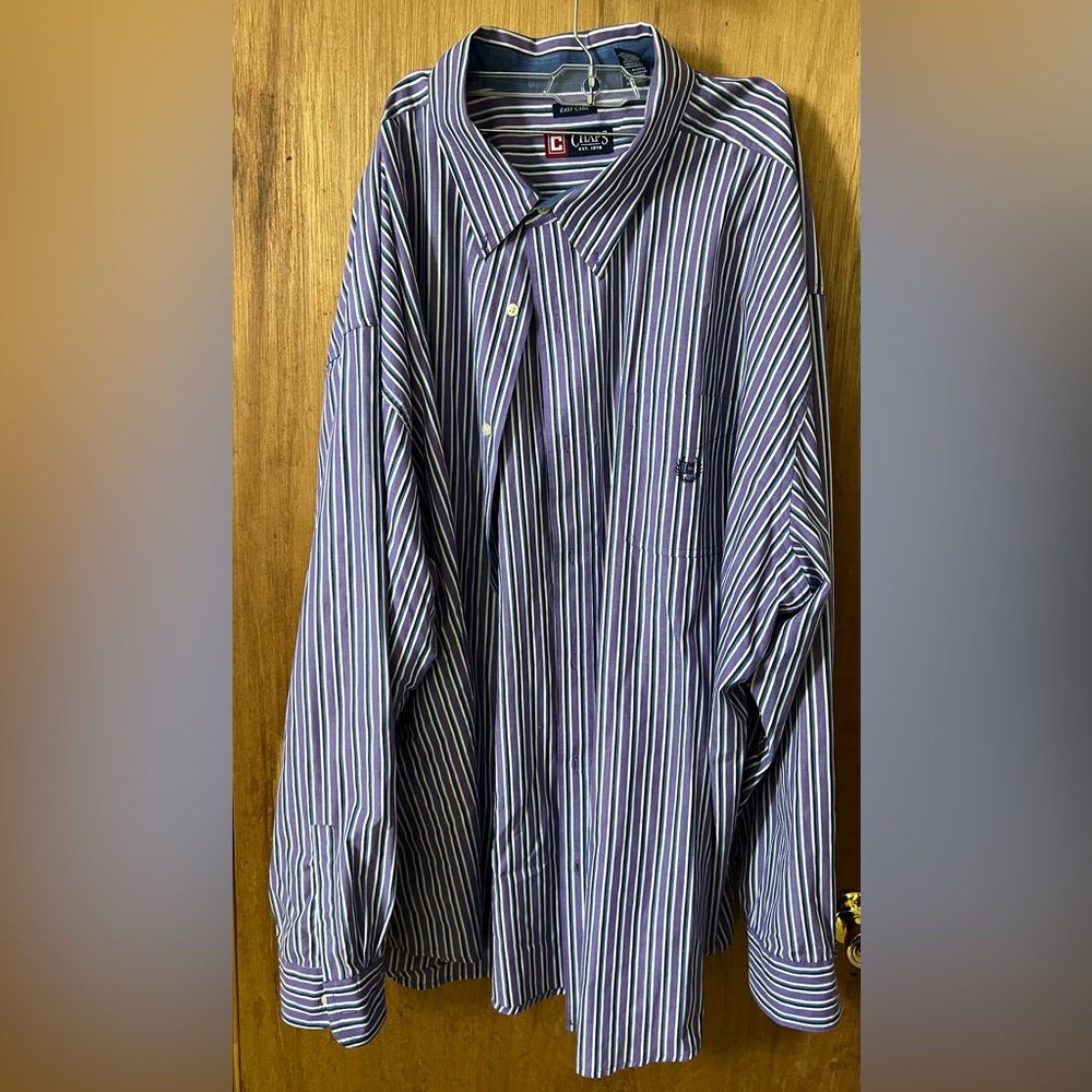 CHAPS collared long sleeve shirt. Size 6XB/6TF.